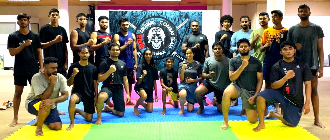 MMA Colombo Combat Club members after a training session